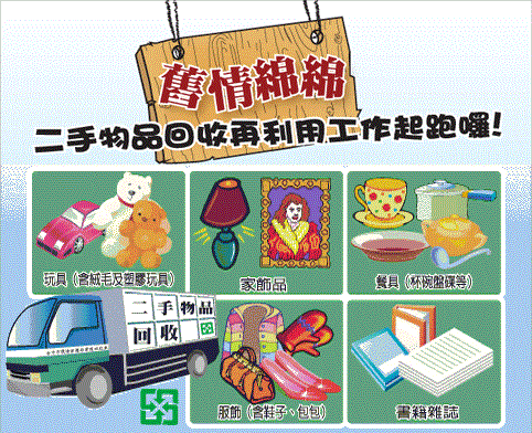 舊情綿綿-二手物品回收再利用工作起跑