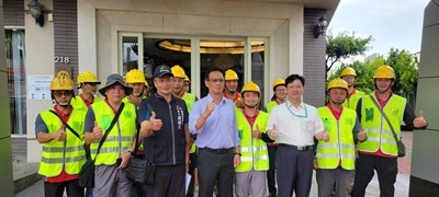 嘉義縣環保局長張輝川將親臨台中隊駐地飯店-向全體救災人員表達誠摯慰勞_0