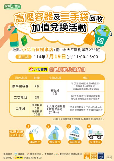 兌換活動-小北百貨太平樹孝店(7月19日)_0