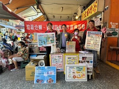 88節當天-清水區清潔隊在清水第一公有市場辦理揪阿爸踅菜市仔活動_0