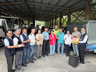 警消環衛委員會視察大里掩埋場