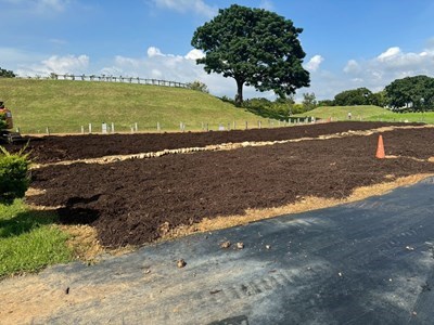 后里環保公園鋪設木屑_0